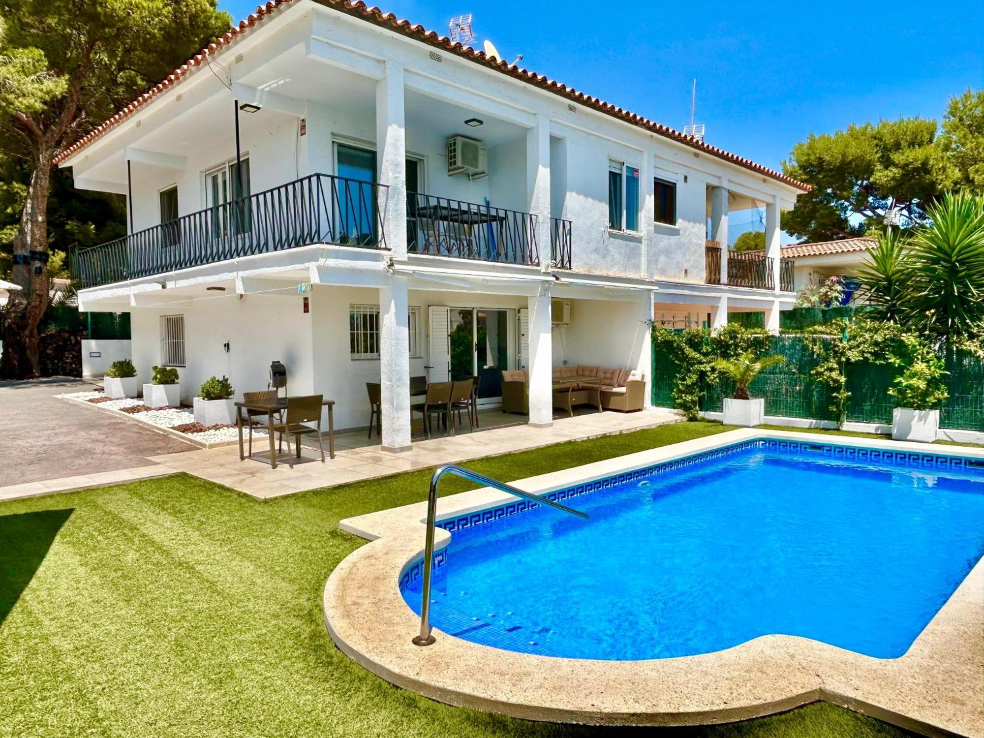 Chalet Con Piscina Privada En Alcocebre อัลกาลา เด ชิเวร์ต ภายนอก รูปภาพ