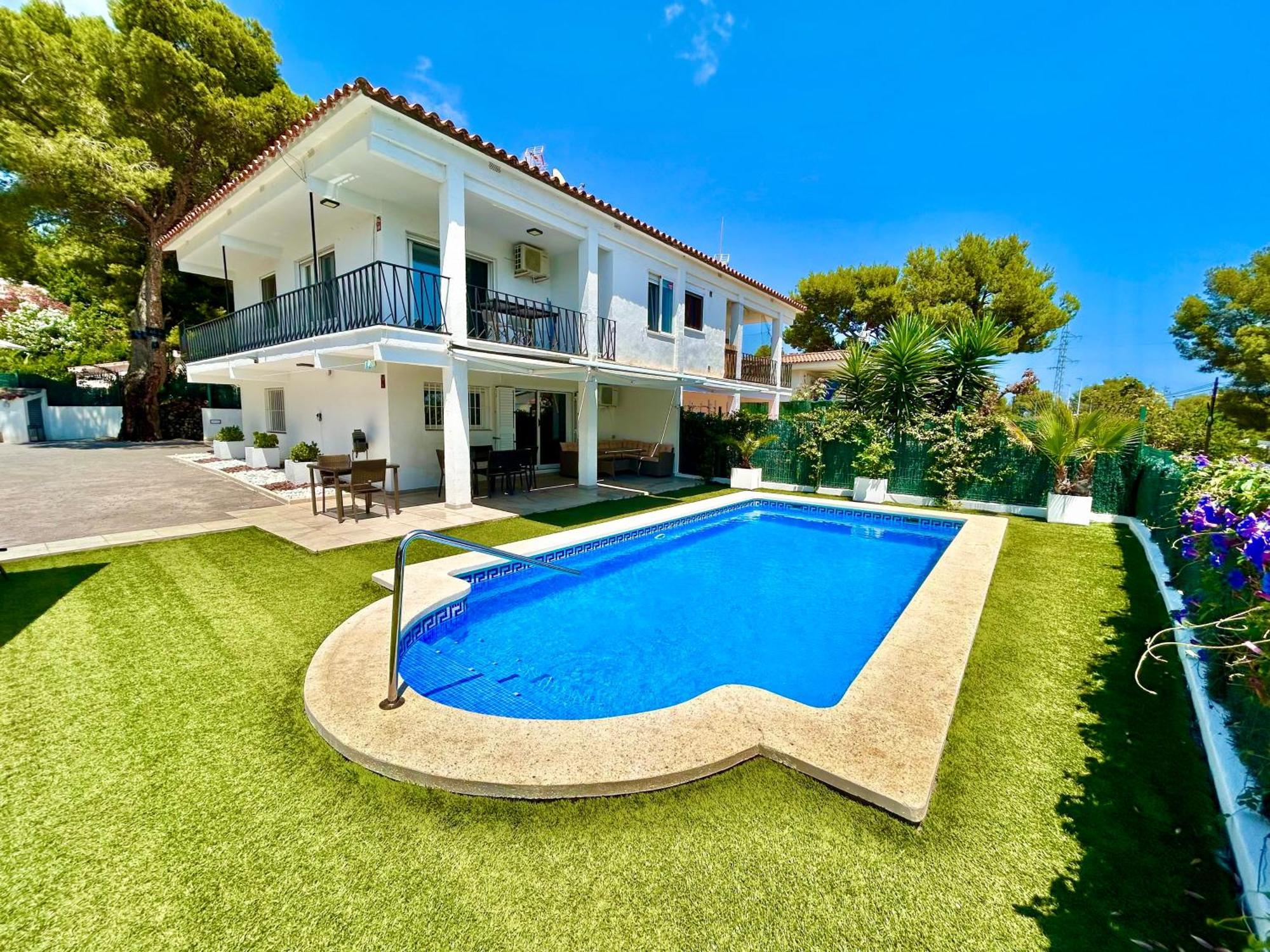 Chalet Con Piscina Privada En Alcocebre อัลกาลา เด ชิเวร์ต ภายนอก รูปภาพ